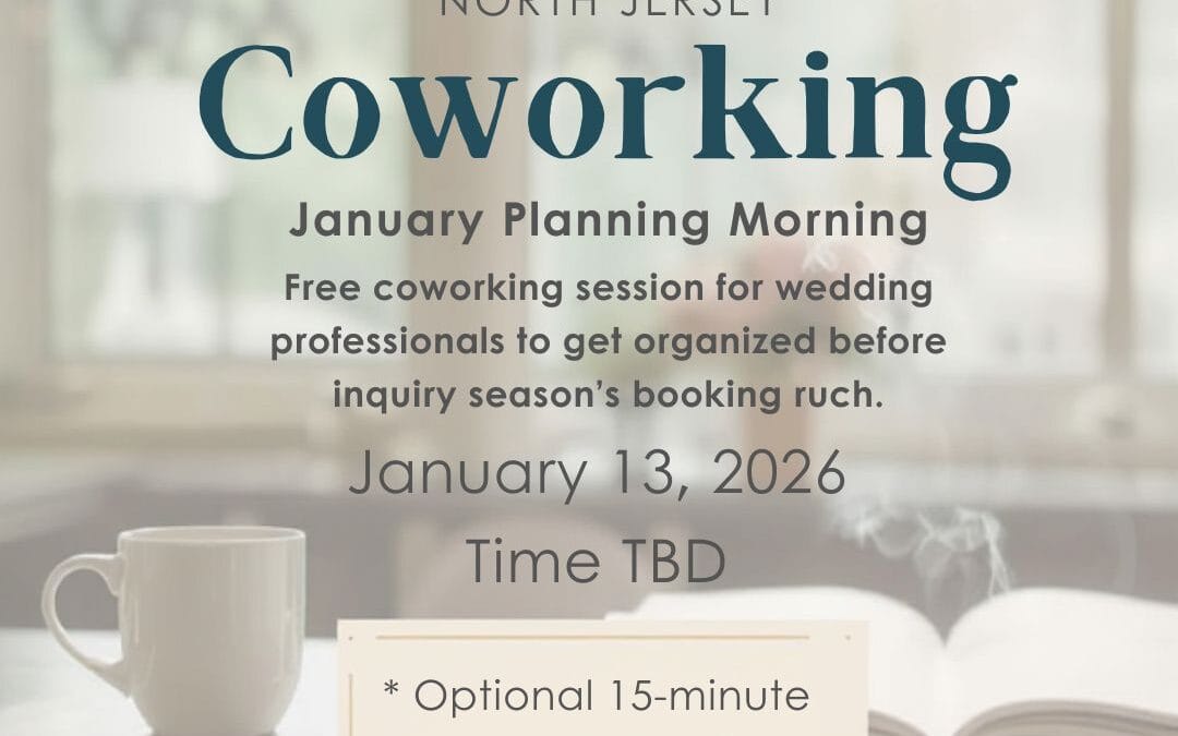 North Jersey Vendor Coworking + January Planning Morning
